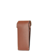 セリーヌ 斜め掛け ショルダーポーチ サングラスケース ブラウン レザー レディース CELINE 【中古】